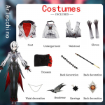Ysir Arlecchino Cosplay M&auml;ng Genshin Impact Teenri Kost&uuml;&uuml;mi Komplekt Halloweeni Cosplay T&uuml;druk XS pruun
