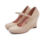 Suur Suurus Klassikalised Kiilkontsaga Kingad Naiste Kevad Vabaaja Pahkluu Rihm Must Valge Nude Kiil S&uuml;nnip&auml;ev Pulmad Kontorikingad Naine 36 beež