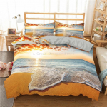 Ookeani voodipesukomplekt Coast Beach tekikott Blue Starfish voodikomplekt lastele teismeliste kestad Kodutekstiilid Suvine vooditekk tekikate Us Twin 173x218cm