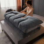 WTEMPO Hotell Lihtne Retro Elegantne Kokkupandav Madratsipadjad Suur Suurus Pehme Kodu Magamistuba Tatami Matid Paksustatud &Uuml;li&otilde;pilaskodu Madratsid 90*200cm hall