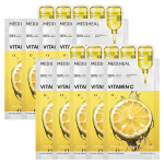 [MEDIHEAL] C-vitamiini p&otilde;hiline mask selgendav ja toniseeriv 24ml*10tk