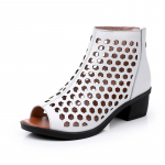 Moodne GKTINOO 2025 Suvised Saapad Naiste Sandaalid Ehtne Nahk K&otilde;rged Kontsad Platvorm &Otilde;&otilde;nes Peep-Toe Naiste Jalan&otilde;ud Zapatos De Mujer 5
