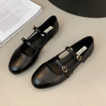 Moodsad naiste baleriinad Tantsukingad Moodsad pandlaga sandaalid Naiste madalad suvised tossud 2025 Uue kaubam&auml;rgi kingad Kleit Zapatillas Mujer 35 must