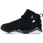 Air Jordan True Flight Must ja K&uuml;lmhall Meeste Tossud Valge Must-K&uuml;lmhall 342964-010 44.5