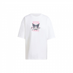Adidas Originals X Hello Kitty Kuromi Multikaprint L&otilde;tv L&uuml;hikeste Varrukate T-s&auml;rk Naiste Topid Valge JG8056 L