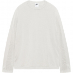 Nike x Stussy pikkade varrukatega s&auml;rk Light Bone Unisex Top Valge HF3898-072 L