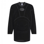 Adidas Originals X Ivy Parki koost&ouml;&ouml; FW23 &Uuml;hev&auml;rviline logo reljeefne sametine jalgpallis&auml;rk Unisex s&auml;rgid Must IT0262 2XS