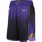 Nike X NBA koost&ouml;&ouml; Los Angeles Lakers Meeste Korvpallisarja Lapitehniline Hingav Vastupidav Spordip&uuml;ksid Meeste l&uuml;hikesed p&uuml;ksid Must FQ4410-504 M