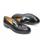 Moodne Klassikaline Meeste Ehtne Veisenahast Tuttidega Mokassiinid Slip-On Ametlikud Kingad &Uuml;hev&auml;rvilise Ninaga Kontori Vabaaja Mokassiinid Igap&auml;evaseks Kandmiseks 39 must