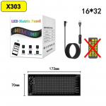 Demon Eyes auto LED-logo APP LED-maatriksi pikslipaneel &ouml;&ouml;valgus DIY programmeeritav paindlik LED-ekraan autoveokite tarvikutele