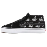 Vans Sk8 Skull Cherry Keskmise s&auml;&auml;rega rulaketsid Unisex Tossud Must Valge VN0A3WM34WW 40