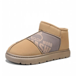 Mood Talvised Meeste Pahkluu Lumesaapad Veekindlad libisemiskindlad jalatsid Meestele Vabaaja soojana hoidev Plush Plus Size Paarijalatsid Chaussure Homme 44 kollane