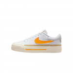 Nike Court Legacy Lift Mugavad Moodsad Vabaaja Mitmek&uuml;lgsed Madalad Tennised Naiste Tennised Valge Oranž DM7590-109 38.5