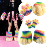Cosplay animal Claw Gloves with Paw Shoes, Costume accessory
