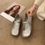 Fan Jieya &uuml;mara ninaga Mary Jane madalad &uuml;hekordsed kingad naiste 2025 kevad-suvi uued mudelid seelikutega Jaapani jk v&auml;ikesed nahkkingad 40 h&otilde;be