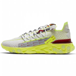 Nike React Runner Ispa Platinum Tint Volt Glow Team Red Tossud CT2692-002 36