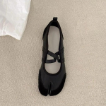 Must H&otilde;bedane Punane Baleriinad Tossud Naistele L&otilde;hestatud Varvastega Ballerina Tabi K&auml;imissussid Naine Mary Jane Kingad Jalatsid Suvi 36 must