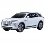 1/24 HongQi EHS9 MAASTUR Sulamist Valatud Mudelid & M&auml;ngus&otilde;idukid Metallist M&auml;nguauto Mudel Heli ja Valgusega T&otilde;mmatav Tagasi Kogumine Laste M&auml;nguasi