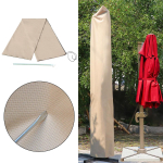Terrassimarkiisikate P&auml;ikesevari Kaasaskantav Kerge Veekindel P&auml;ikesekaitse V&auml;litingimustesse Khaki 267cmx59cm black