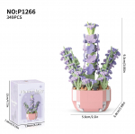 Lilled Taimed Bonsai Ehitusklotsid Sukulent Pottides Kokkupandavad Klotsid Mudel Lauakaunistus Ise-tee M&auml;nguasi Lastele P&uuml;hadekingitused