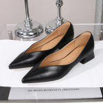 Moodsad lamedad kingad naistele 2025 Uus Kevad ja S&uuml;gis Prantsuse Retro Uus Madala S&auml;&auml;rega Terava Ninaga Lamedad Kingad Daamide Zapatos Mujer 34