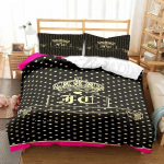 Uus 3D Juicy Couture Aastaringselt Kahekohaline Voodipesukomplekt 3-osaline Tekikokkuv&otilde;te Vooditekk Tekikate Topelt Suur Tekikate Kodutekstiilid AU Double(180x210cm)