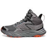 Hoka One One Anacapa 2 Gore-Tex Mugavad Vastupidavad Keskmise s&auml;&auml;rega Matkasaapad Meestele Matkasaapad Hall Must 1141633-GLCTC 42⅔ gray