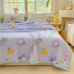 Pehme suvine tekk voodisse Tepitud voodikate diivanile &Uuml;he-/Queen-/King-suuruses Reaktiivselt tr&uuml;kitud suvine tekk Pestav tekk/tekk 110x150cm 1pc
