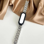 Metallrihm Xiaomi Mi Band 9 8 7 6 5 4 3 jaoks K&auml;ev&otilde;ru Luksuslik L&auml;ikiv T&auml;ielikult Teemantidega Roostevabast Terasest K&auml;ev&otilde;ru Kellarihmad Tarvikud For Mi Band 8 h&otilde;be