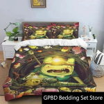 3D-prinditud multikas Seiklus Aeg Voodipesukomplekt Kahekohaline &Uuml;hekohaline King Suur Tekikate Tekk Padjap&uuml;&uuml;r Poisid T&uuml;drukud T&auml;iskasvanud Magamistuba 70x133cm