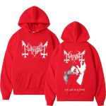Death Black Metal Mayhem Prindiga Huppar Meestele Naistele Vintage Vabaaja Kapuutsiga Treeningkost&uuml;&uuml;m Meeste Mood Gooti Rock &Uuml;legabariidiline Streetwear S