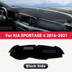 KIA SPORTAGE 4 2016-2021 Autode Armatuurlaudi Kate Matt P&auml;ikesekaitse Matt V&auml;ltige Valgustusmatt Instrumentide Vaip Kaitse Tarvikud Polyester fiber&Left Rudder