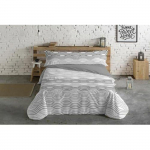 Parure de lit - Hosteline Mojacar - 3 pi&egrave;ces - 150 cm - Gris - Multicolore hall