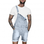 Denim &Uuml;ldp&uuml;ksid &Uuml;hev&auml;rvilised &Otilde;larihmad Suvi Hip Hop Reguleeritavad L&uuml;hikesed 2XL helesinine v&auml;rv