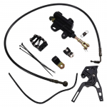 UUS-Tagumine pidurisadula pedaalikomplekt Pidurikomplekt Pidurivoolik Hoovakomplektid Mootorratta osad Talaria Sting MX3 MX4 MX5 jaoks must