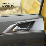 Car Styling Interior Door Handle Bowl decoration Cover Sticker and decals Trim For VW Volkswagen Polo  Auto B Model Silver