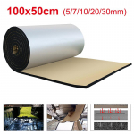 100x50CM 20MM Paksus Alumiiniumfoolium Vahtpuuvill Auto M&uuml;rav&auml;hendus Heliisolatsioonipuuvill Ukse Pagasiruumi 100x50cm 5mm