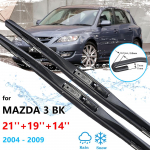 2x Mazda 3 Mazda3 BK MK1 2004 2005 2006 2007 2008 2009 Esi- ja Tagaklaasipuhastajad Komplekt Tuuleklaasi Puhastus Tarvik Rear Wiper