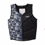 P&auml;&auml;stevest kaasaskantav ujuvjope ujumisriided turva&uuml;likond kalastamiseks ujumiseks snorgeldamiseks XXL Size(black leaves)