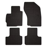 Dywaniki samochodowe gumowe do: Citroen C4 Aircross crossover (2012-2017) - czarne, dopasowane