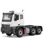 1/24 Mercedes Benz Actros Traktor Atania Poolhaagisveok Sulamist Metall Valatud Mudelauto Heli ja Valgusega Kogumis Hobi Kingitused valge