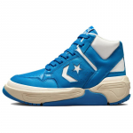 Converse Weapon Series CX Nahast Keskmise K&otilde;rgusega Vintage Korvpallijalatsid Unisex Sinine ja Valge 42