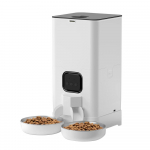 6L Automaatne Lemmiklooma S&ouml;&ouml;tja Kassidele WiFi Nutikas Roostevabast Terasest Kaks Kaussi Koerte S&ouml;&ouml;tja Suur Mahutavus Taimeriga S&ouml;&ouml;tur Fo Wifi Button Pet Feeder