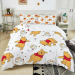 Multikas Notsu Iiah Tekikott Notsu Puhh Voodipesukomplekt 3D Tr&uuml;kk Kodu Poiss T&uuml;druk 2/3 tk Laste Voodipesu 140x210cm 2pcs