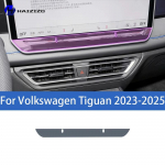 For Volkswagen Tiguan -2025 Car interior center console protective sticker interior decorative strip TPU protective sticker Right-hand drive