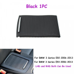 E92 E93 Car Accessories Rear Seat Central Storage box rolling cover Water Cup Holder Cover For BMW 2006-2013 51166963913 Black 1PC