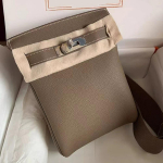 Uus pehme nahast Keli kott, unisex nahast, rinnakott, esimese kihi veisenaha linna-&otilde;la kaldkott 17CM 17cm khaki