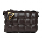Bottega Veneta Padded Cassette 15 ruuduline Intreccio kude Kuldne pandla Lambanahast padjakott Crossbody &otilde;lakott Naiste kotid 591970VCQR12132 Basic Set (Bag+Dust Bag)