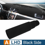 For Volkswagen VW Passat B6 2005 2006 2007-2012 CC 2009-2013 Car Dashboard Cover Mat trument Carpet Non-slip Pads Accessories A Black Side LHD black