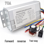 Pidev alalisvoolumootori kiiruse regulaator 12V/24V/60V, 70A/100A Edasi- ja tagasik&auml;ik